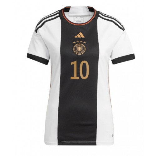 Tyskland Serge Gnabry #10 Hjemmedrakt Kvinner VM 2022 Kortermet Tyskland Serge Gnabry #10 Hjemmedrakt Kvinner VM 2022 Kortermet